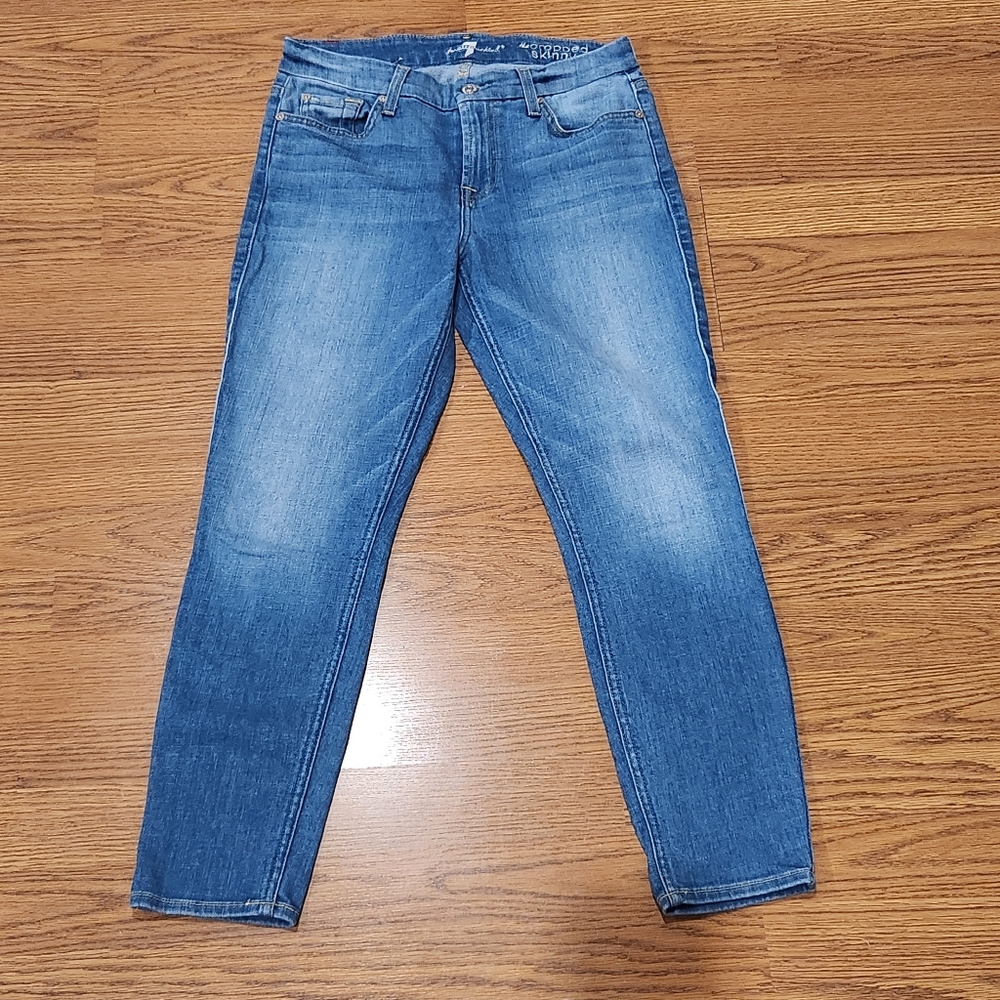 7 for All Mankind Blue  Women's Jeans‎ Size 28